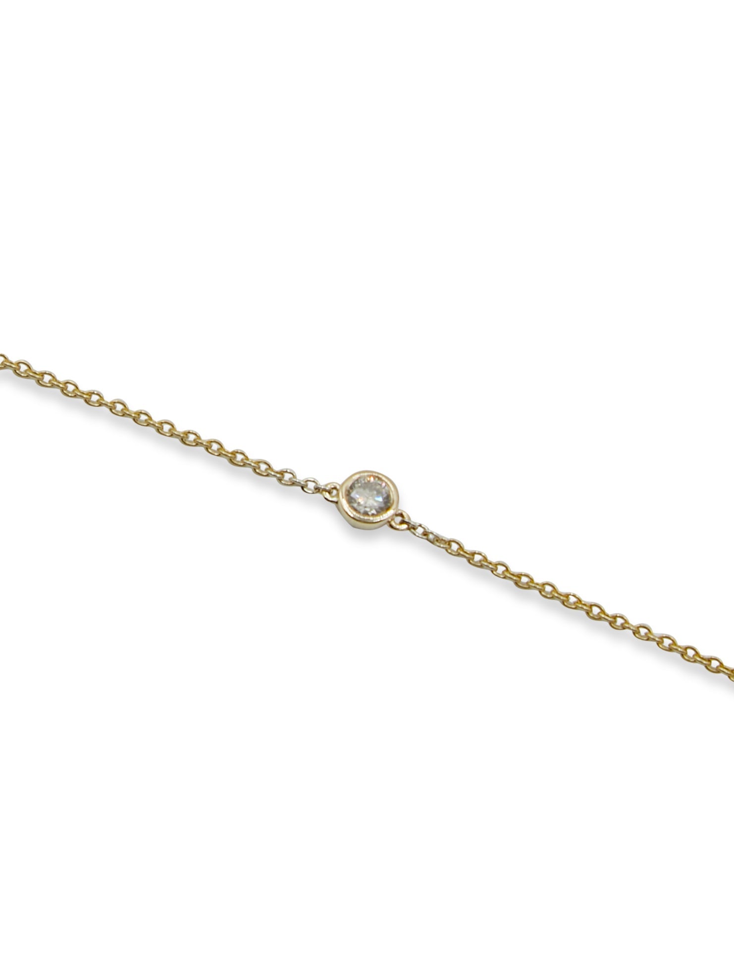 10KT YELLOW GOLD DIAMOND BRACELET